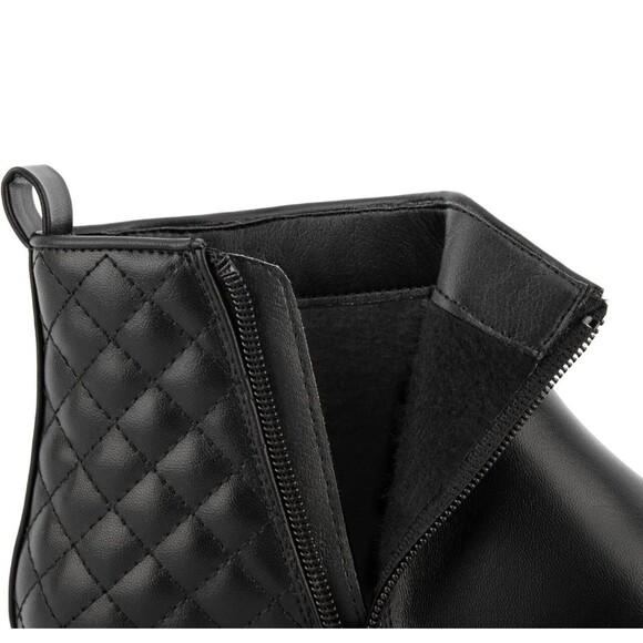 MaxMuxun Women's Ankle Boots Flat Low Heel Zipper/Chelsea Booties 6.5 - Picture 2 of 7